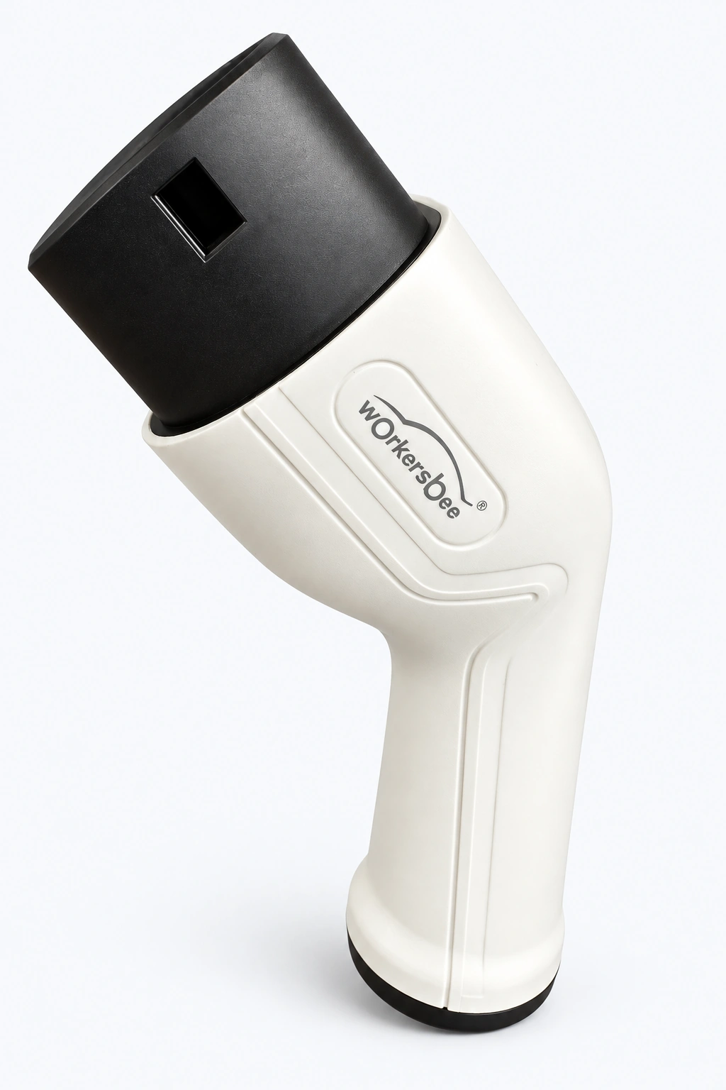 Handle, housing, and brand detail